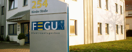 FEGU - Elektroanlagenbau und Elektroinstallationen für Gewerbe und Industrie